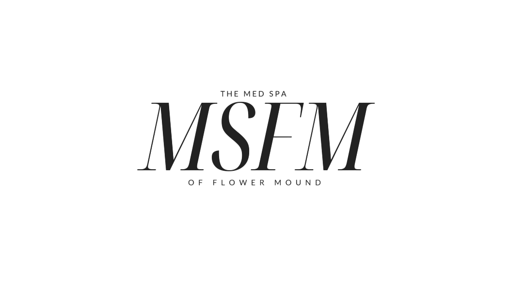 The MedSpa of Flower Mound black text logo MSFM
