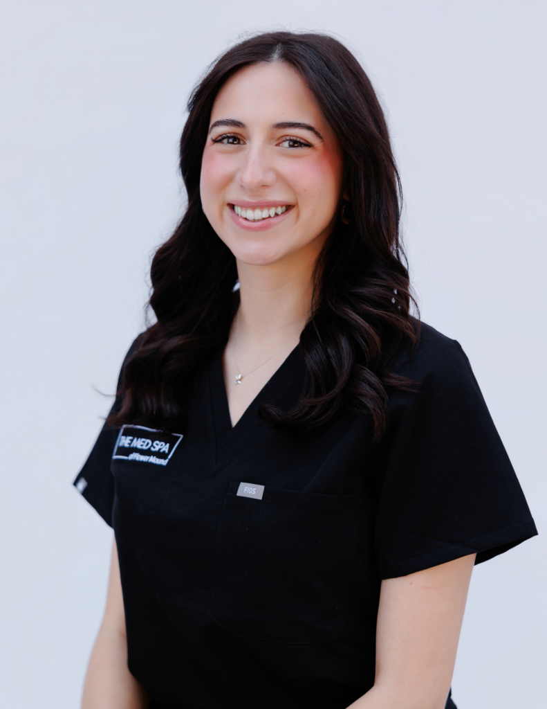 Smiling portrait of staff member, Cori at The Med Spa of Flower Mound